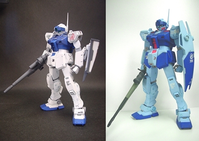 1/144 RGM-79SP GM SNIPER II with white-dingo parts